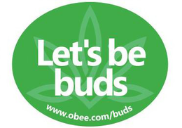 LET'S BE BUDS WWW.OBEE.COM/BUDS trademark