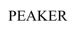 PEAKER trademark