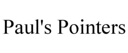 PAUL'S POINTERS trademark