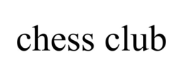 CHESS CLUB trademark