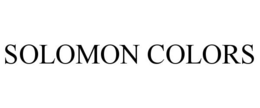 SOLOMON COLORS trademark