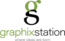 GS GRAPHIXSTATION WHERE IDEAS ARE BORN trademark