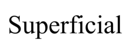 SUPERFICIAL trademark