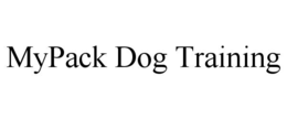 MYPACK DOG TRAINING trademark