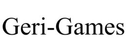 GERI-GAMES trademark