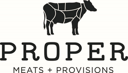 PROPER MEATS + PROVISIONS trademark