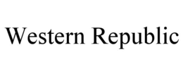 WESTERN REPUBLIC trademark