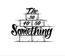 THE 30 40 50 SOMETHING trademark
