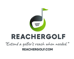 REACHERGOLF "EXTEND A GOLFER'S REACH WHEN NEEDED." REACHERGOLF.COM trademark
