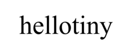 HELLOTINY trademark