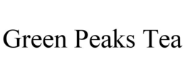 GREEN PEAKS TEA trademark