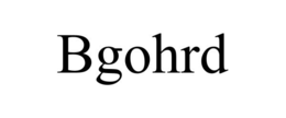 BGOHRD trademark