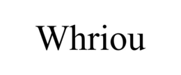 WHRIOU trademark