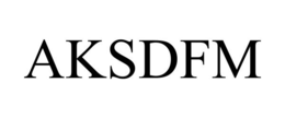 AKSDFM trademark