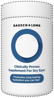 BAUSCH + LOMB CLINICALLY PROVEN SUPPLEMENT FOR DRY EYES PROMOTES LONG-LASTING HYDRATION YOU CAN FEEL trademark