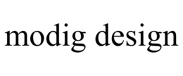 MODIG DESIGN trademark