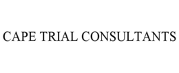 CAPE TRIAL CONSULTANTS trademark