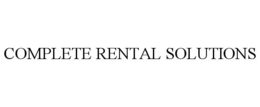 COMPLETE RENTAL SOLUTIONS trademark