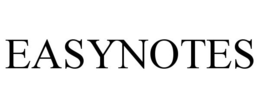 EASYNOTES trademark