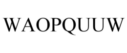 WAOPQUUW trademark