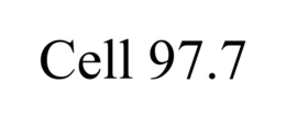 CELL 97.7 trademark