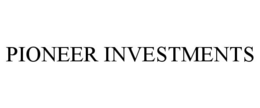PIONEER INVESTMENTS trademark