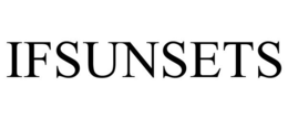 IFSUNSETS trademark