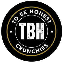 TO BE HONEST TBH CRUNCHIES trademark