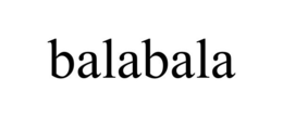 BALABALA trademark