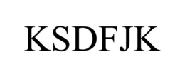 KSDFJK trademark