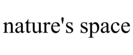 NATURE'S SPACE trademark