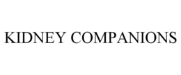 KIDNEY COMPANIONS trademark