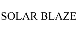 SOLAR BLAZE trademark