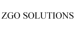 ZGO SOLUTIONS trademark