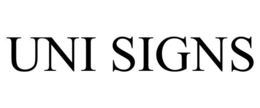 UNI SIGNS trademark