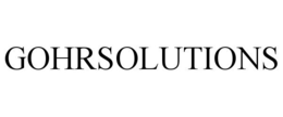 GOHRSOLUTIONS trademark