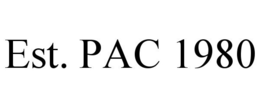 EST. PAC 1980 trademark