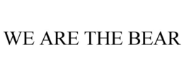 WE ARE THE BEAR trademark
