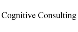 COGNITIVE CONSULTING trademark