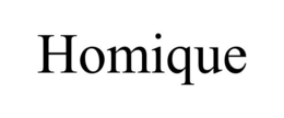 HOMIQUE trademark