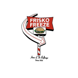 FRISKO FREEZE HOME OF THE BEEFBURGER SINCE 1950 trademark