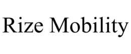 RIZE MOBILITY trademark