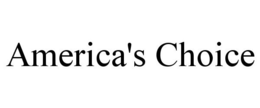 AMERICA'S CHOICE trademark