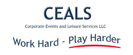 CEALS CORPORATE EVENTS AND LEISURE SERVICES LLC WORK HARD - PLAY HARDER trademark