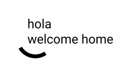 HOLA WELCOME HOME trademark