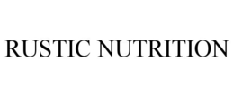 RUSTIC NUTRITION trademark