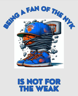 BEING A FAN OF THE NYK IS NOT FOR THE WEAK trademark