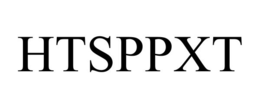 HTSPPXT trademark