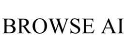 BROWSE AI trademark