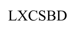 LXCSBD trademark
